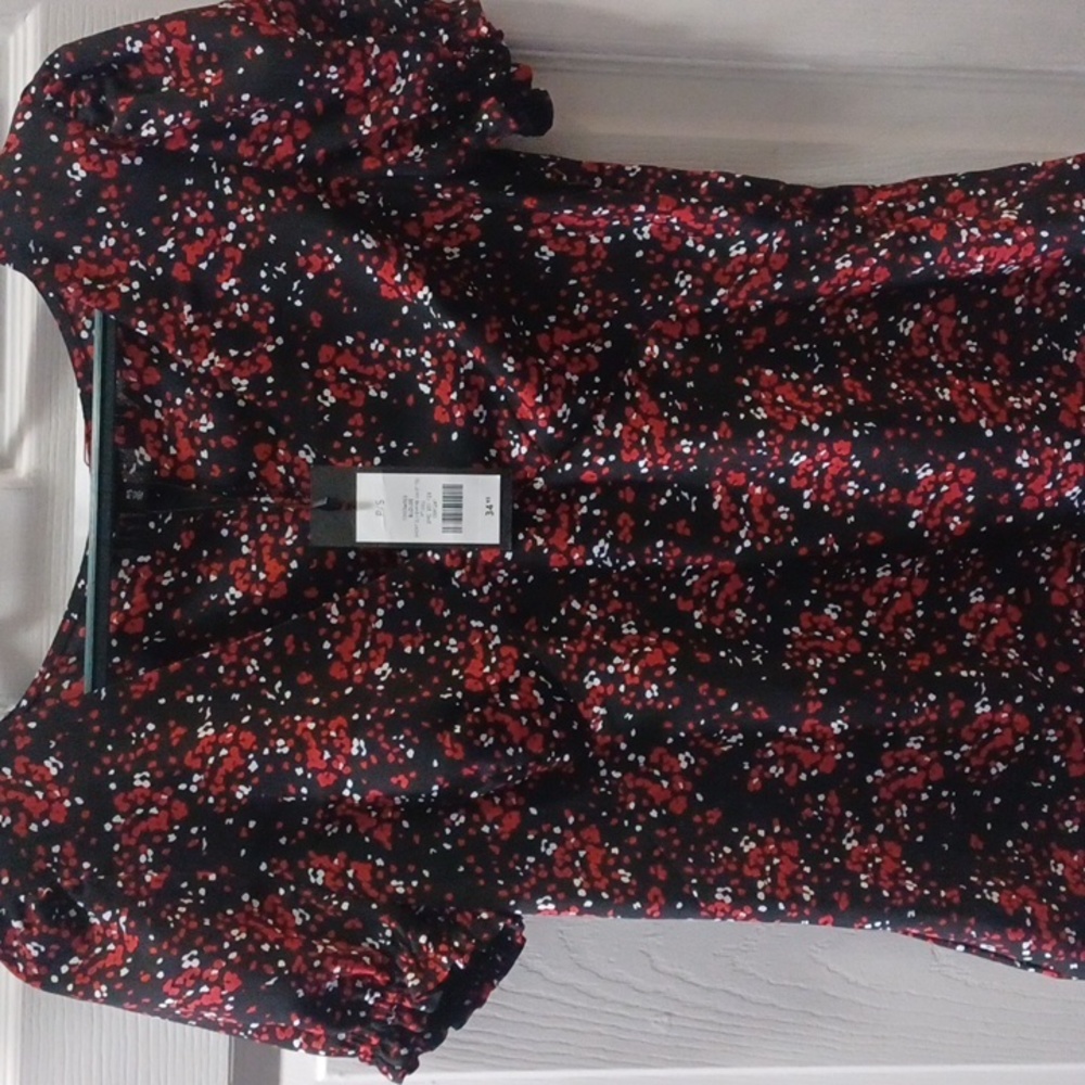 Womens small short sleave blouse by dynamite